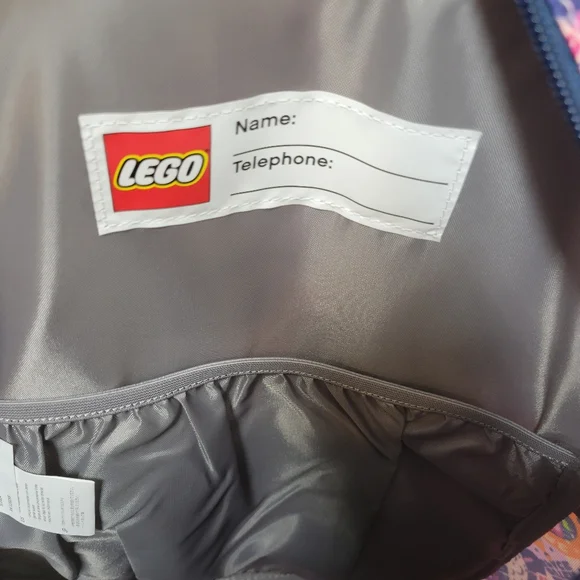 LEGO Space Explorers Backpack - Blue and Pink Nwt - Picture 6 of 7